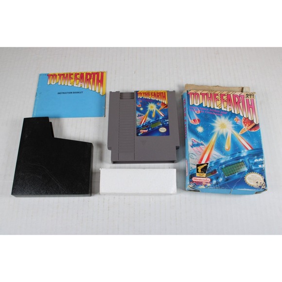 To the Earth (Nintendo Entertainment System, 1990, NES) authentic, complete